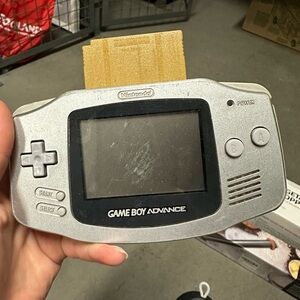 Game boy advance with Pokémon gold